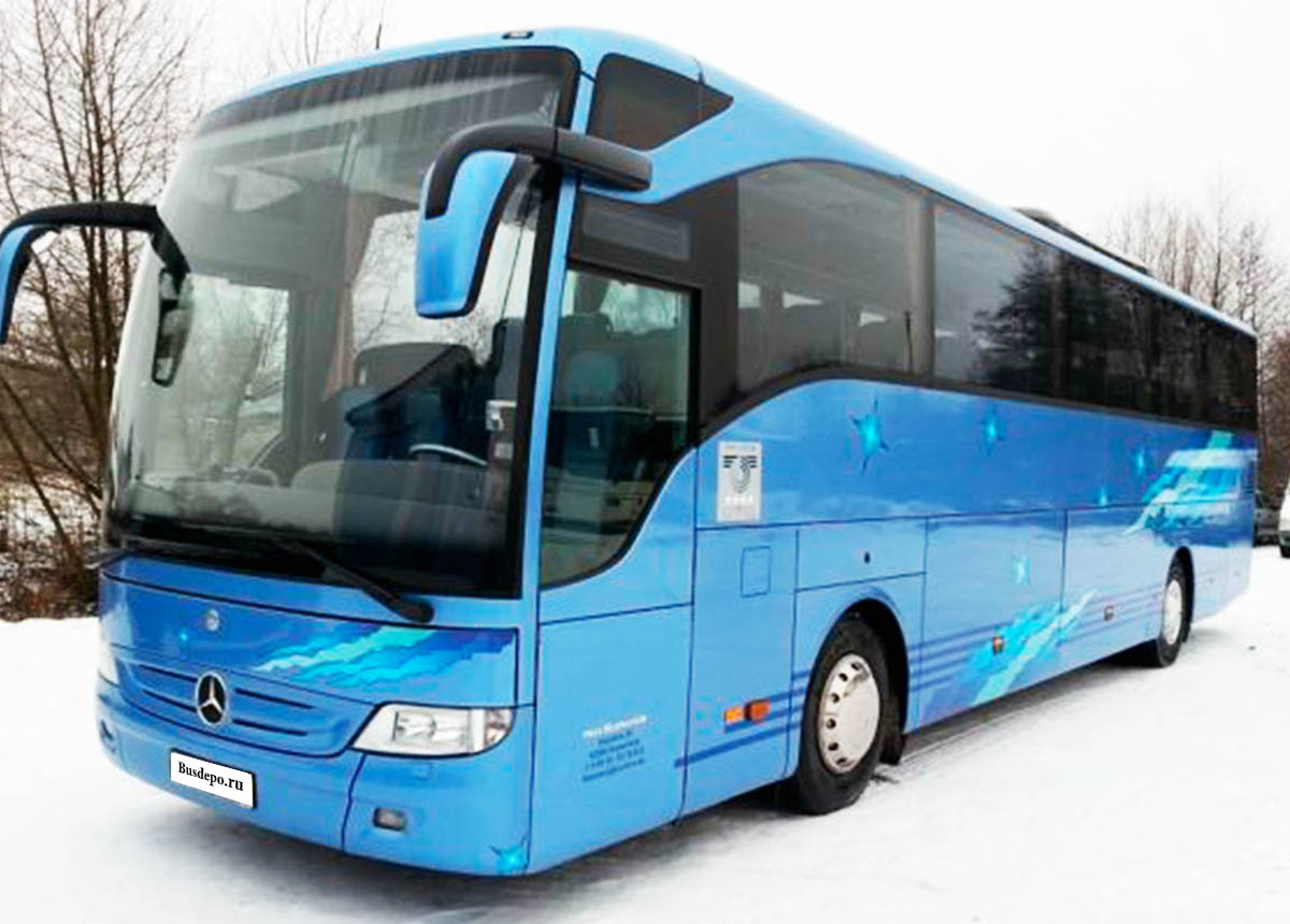 Автобус Mercedes-Benz Tourismo голубой